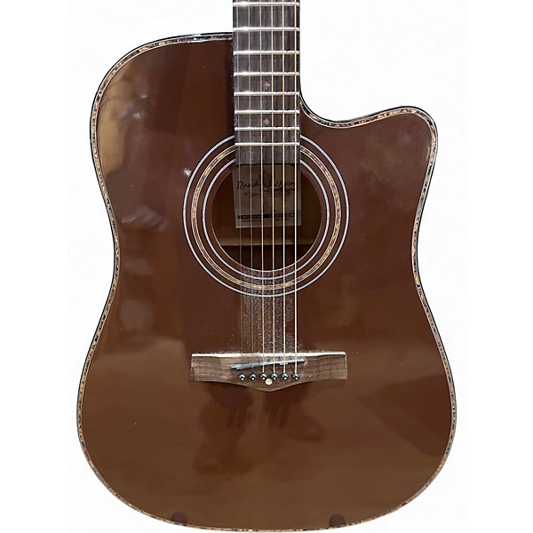 Used Randy Jackson Faith Collection Brown Acoustic Guitar