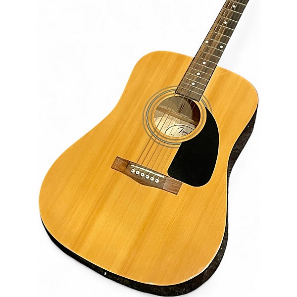 Used Fender FA100 Natural Acoustic Guitar