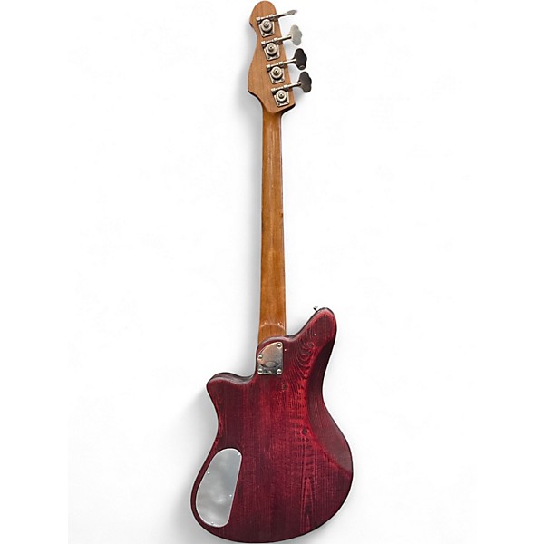 Used 2022 Offbeat Jackie O Bordeaux Glow Electric Bass Guitar