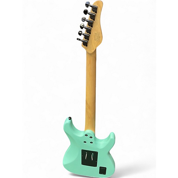 Used Schecter Guitar Research SUN VALLEY SUPER SHREDDER FR LH Seafoam Green Solid Body Electric Guitar