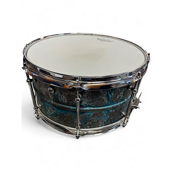 Used Pork Pie 13in Brass Patina Brass Drum