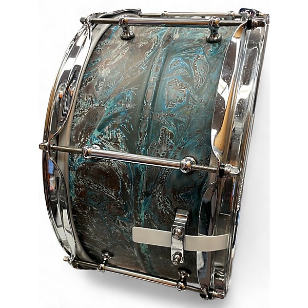 Used Pork Pie 13in Brass Patina Brass Drum