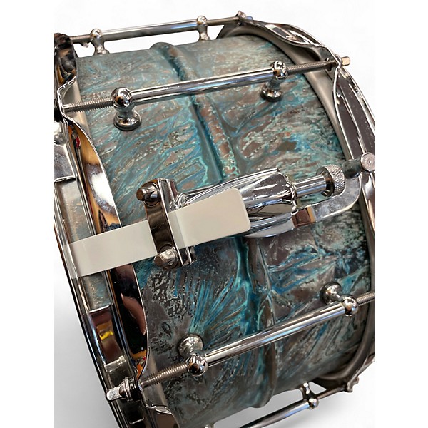 Used Pork Pie 13in Brass Patina Brass Drum