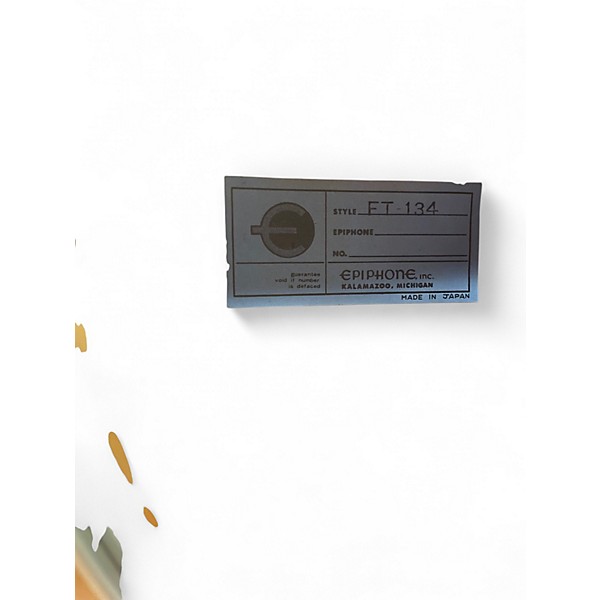 Used Epiphone FT134 Natural Acoustic Guitar