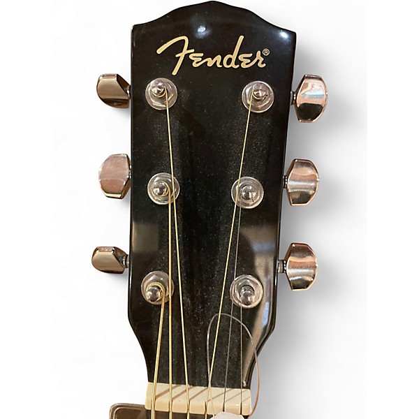 Used Fender DG8S Black Acoustic Guitar