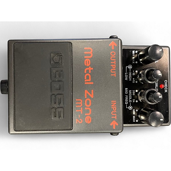 Used BOSS MT2 Metal Zone Distortion Effect Pedal