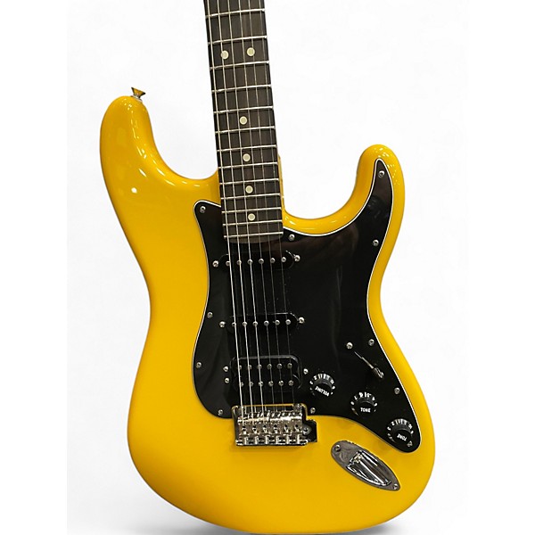 Used 2022 Fender Player Stratocaster HSS Yellow Solid Body Electric Guitar