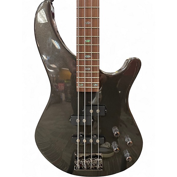 Used Mitchell MB200 GUN METAL GRAY Electric Bass Guitar