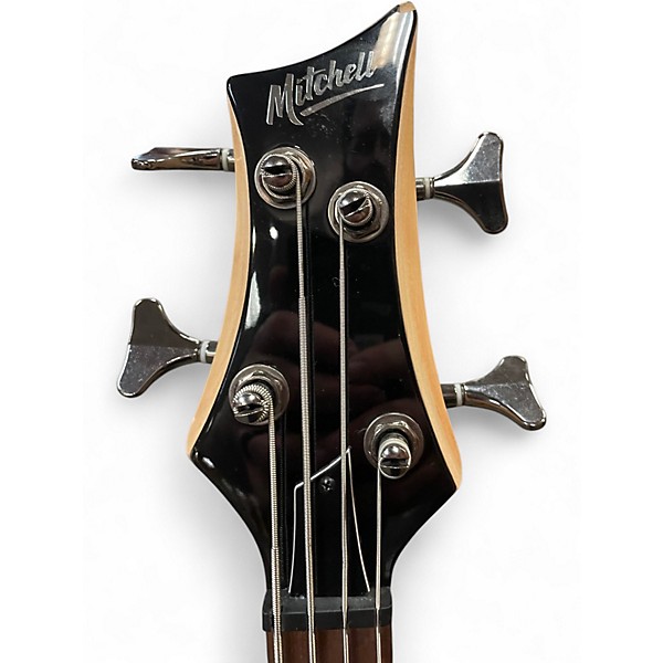 Used Mitchell MB200 GUN METAL GRAY Electric Bass Guitar