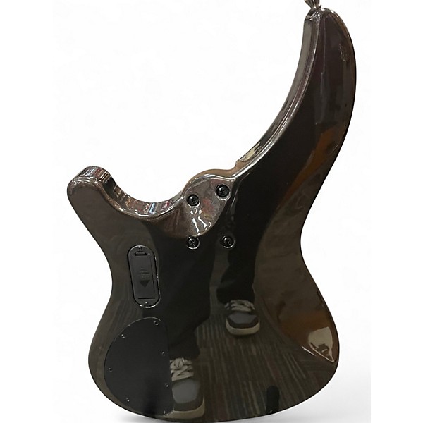 Used Mitchell MB200 GUN METAL GRAY Electric Bass Guitar