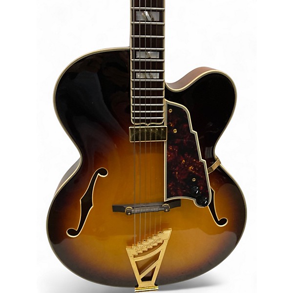 Used D'Angelico EXL-1 2 Color Sunburst Hollow Body Electric Guitar