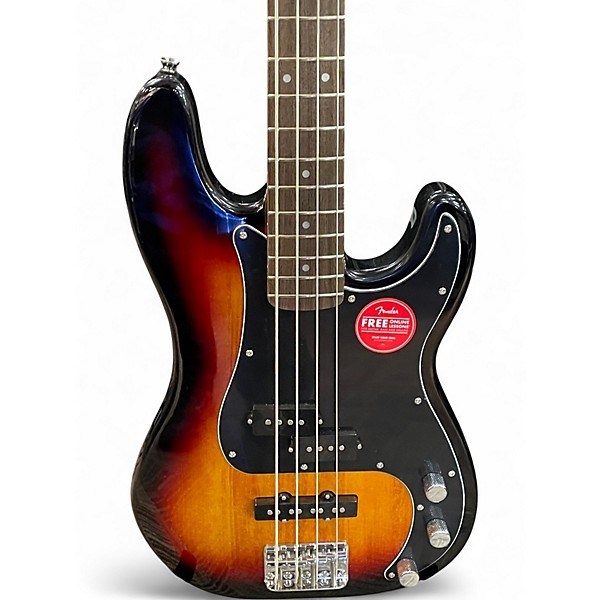 Used Squier Affinity Precision Bass 3 Color Sunburst Electric Bass Guitar