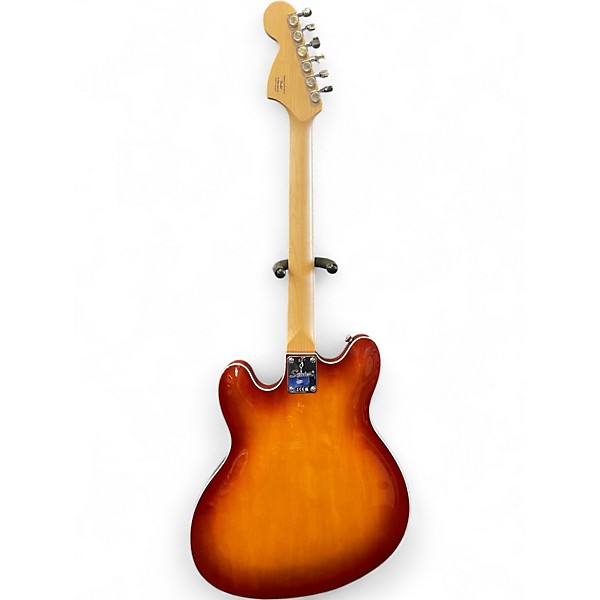 Used Squier Affinity Series Starcaster Hollow Sienna Sunburst Hollow Body Electric Guitar