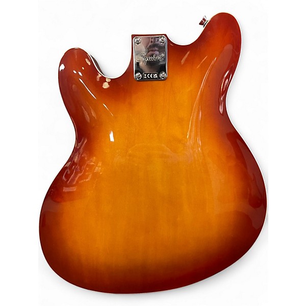 Used Squier Affinity Series Starcaster Hollow Sienna Sunburst Hollow Body Electric Guitar