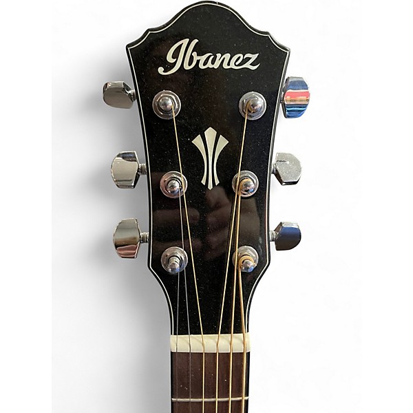Used Ibanez AEG50L Black Acoustic Electric Guitar