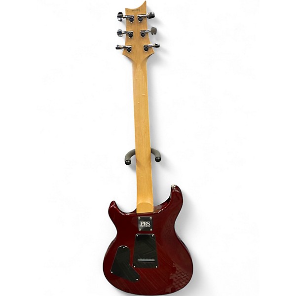 Used PRS CE 24 Semi-Hollow Flame Maple Top Cherry Redburst Hollow Body Electric Guitar