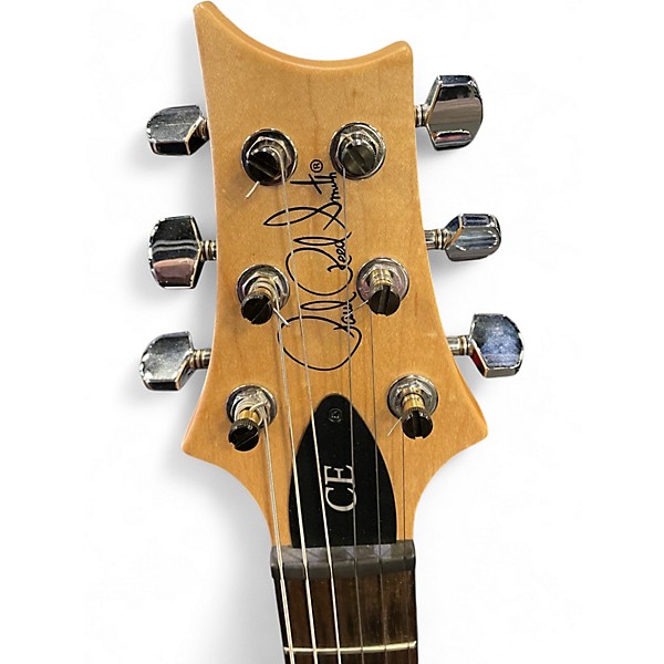 Used PRS CE 24 Semi-Hollow Flame Maple Top Cherry Redburst Hollow Body Electric Guitar