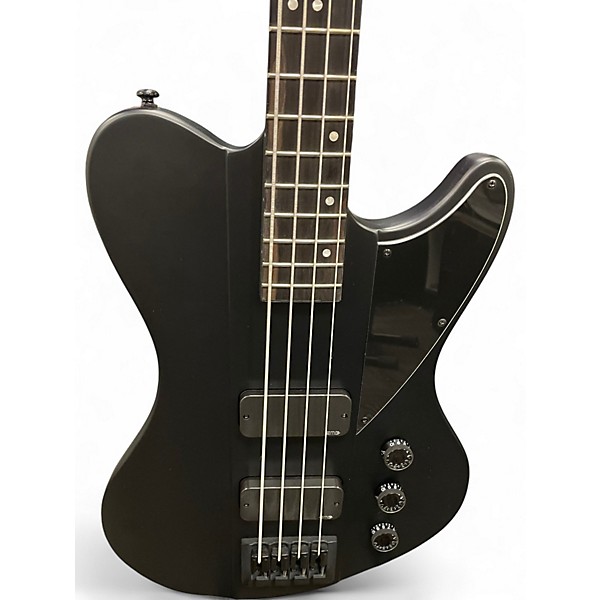 Used Schecter ULTRA BASS Satin Black Electric Bass Guitar