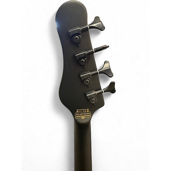 Used Schecter ULTRA BASS Satin Black Electric Bass Guitar