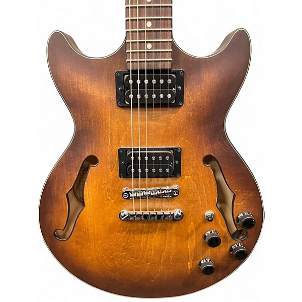 Used Ibanez AM73B Archtop FLAT TOBACCO Hollow Body Electric Guitar