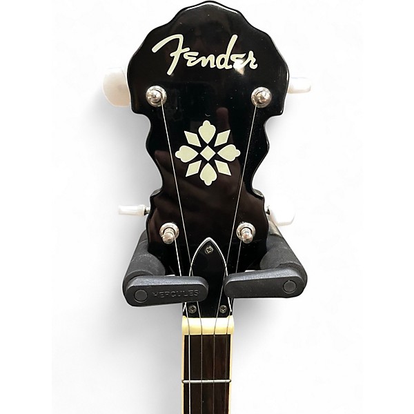 Used Fender Closed Back Banjo Vintage Natural Banjo