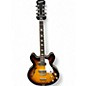 Used Epiphone Casino 3 Tone Sunburst Hollow Body Electric Guitar thumbnail