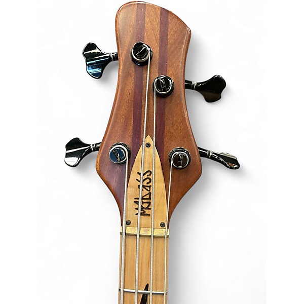 Used Mg Bass Extreman Worn Natural Electric Bass Guitar