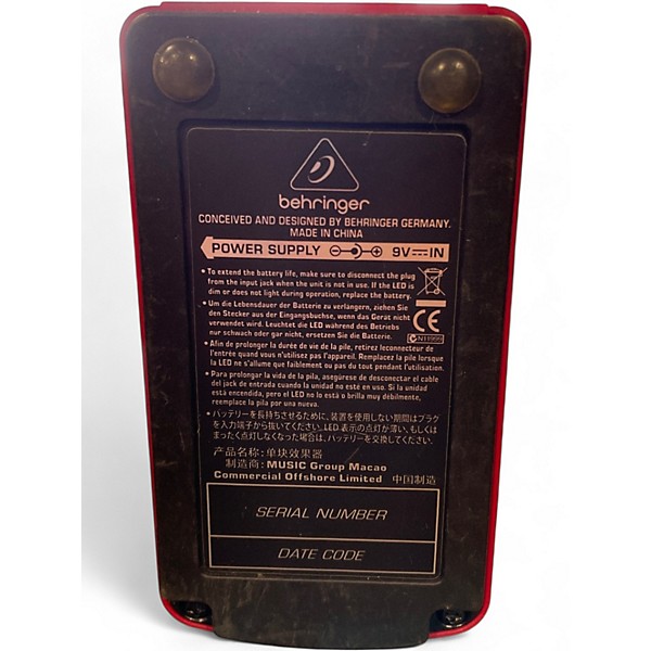 Used Behringer UM300 Ultra Metal Distortion Effect Pedal