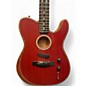 Used 2021 Fender American Acoustasonic Telecaster Dakota Red Acoustic Electric Guitar