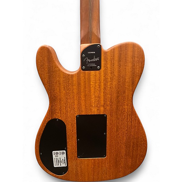 Used 2021 Fender American Acoustasonic Telecaster Dakota Red Acoustic Electric Guitar