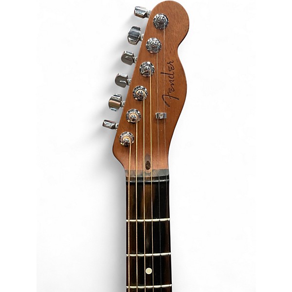 Used 2021 Fender American Acoustasonic Telecaster Dakota Red Acoustic Electric Guitar