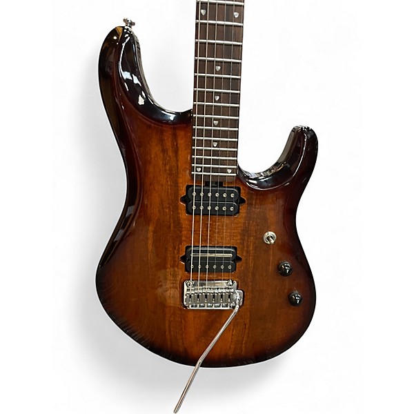 Used Sterling by Music Man JP D100 2 Color Sunburst Solid Body Electric Guitar