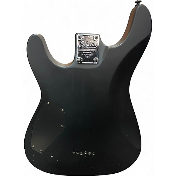 Used Schecter Guitar Research DIAMIAN 6 Black Solid Body Electric Guitar