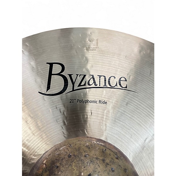 Used MEINL 21in Byzance Polyphonic Cymbal