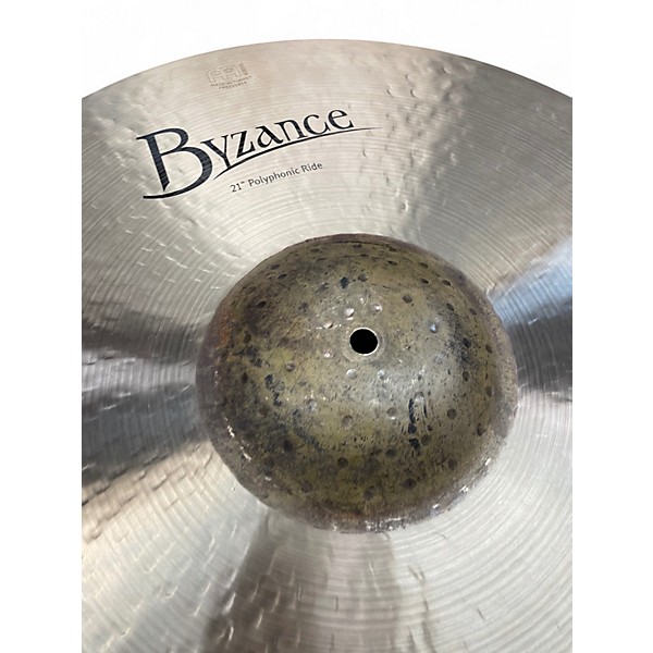 Used MEINL 21in Byzance Polyphonic Cymbal