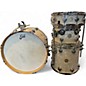 Used DW 4 Piece Collector's Series White Marine Pearl Drum Kit thumbnail
