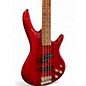 Used Ibanez GSR200 Trans Red Electric Bass Guitar