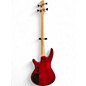 Used Ibanez GSR200 Trans Red Electric Bass Guitar