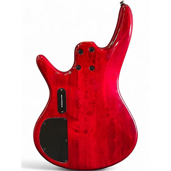 Used Ibanez GSR200 Trans Red Electric Bass Guitar