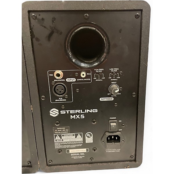 Used Sterling Audio MX5 Pair Powered Monitor