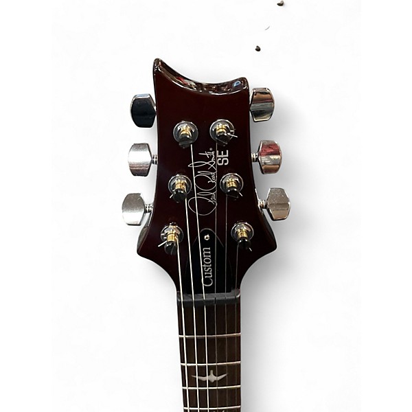 Used PRS SE Custom 24 flame Solid Body Electric Guitar