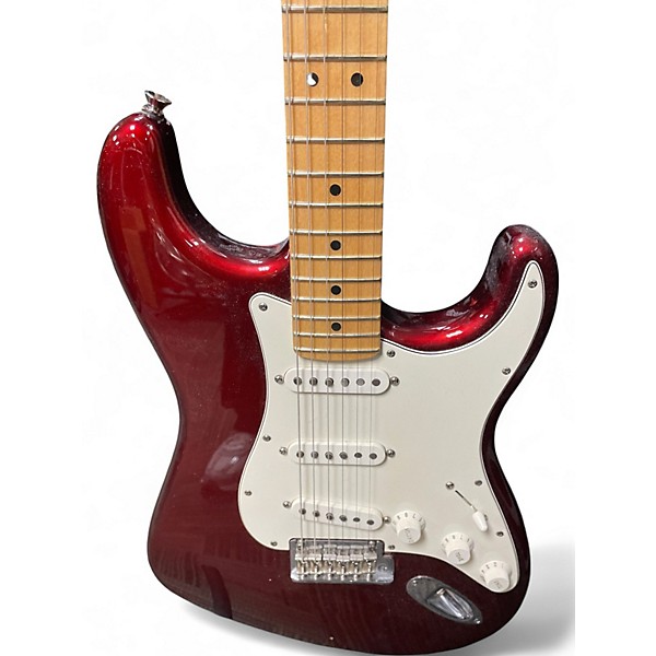 Used 2009 Fender American Standard Stratocaster RED Solid Body Electric Guitar