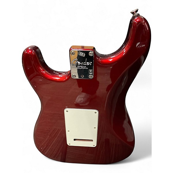 Used 2009 Fender American Standard Stratocaster RED Solid Body Electric Guitar