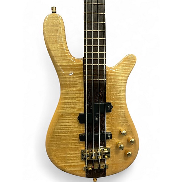 Used 2014 Warwick Streamer Stage I 4 String Natural Electric Bass Guitar