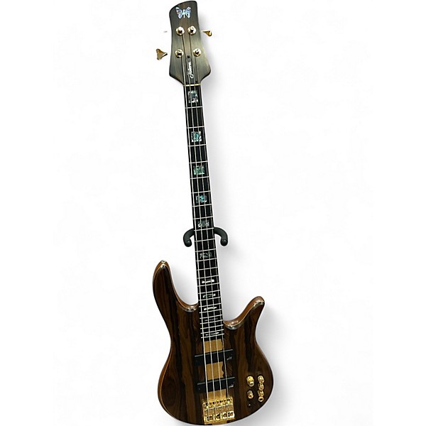 Used Fodera Monarch Elite roasted ash Electric Bass Guitar