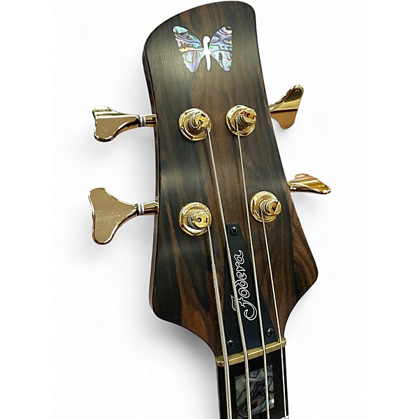 Used Fodera Monarch Elite roasted ash Electric Bass Guitar