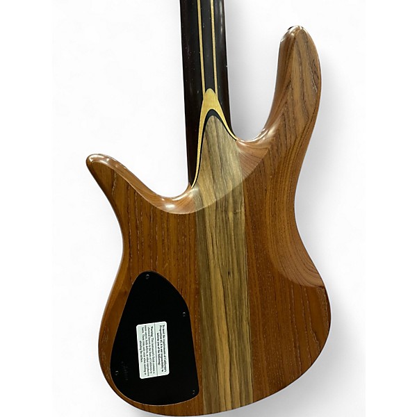 Used Fodera Monarch Elite roasted ash Electric Bass Guitar