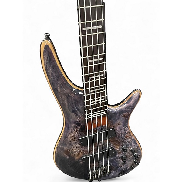 Used Ibanez srms805 multi scale deep twilight Electric Bass Guitar