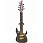 Used Ibanez rgd71alms axion label multi scale black aurora burst Solid Body Electric Guitar thumbnail