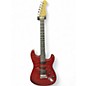 Used Fender American Deluxe Stratocaster QMT CHERRY RED Solid Body Electric Guitar thumbnail
